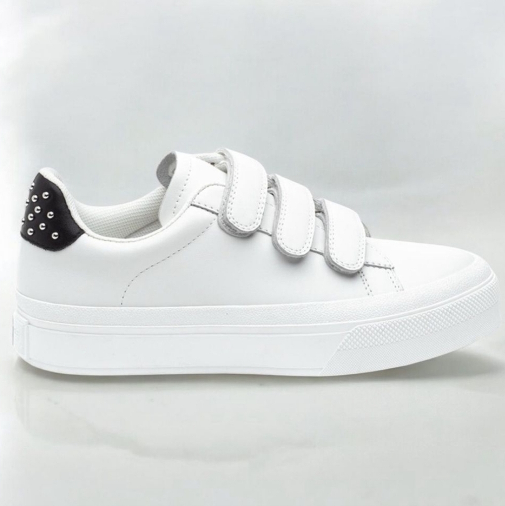 J slides Ginny Platform Sneakers white lux NIB New 9